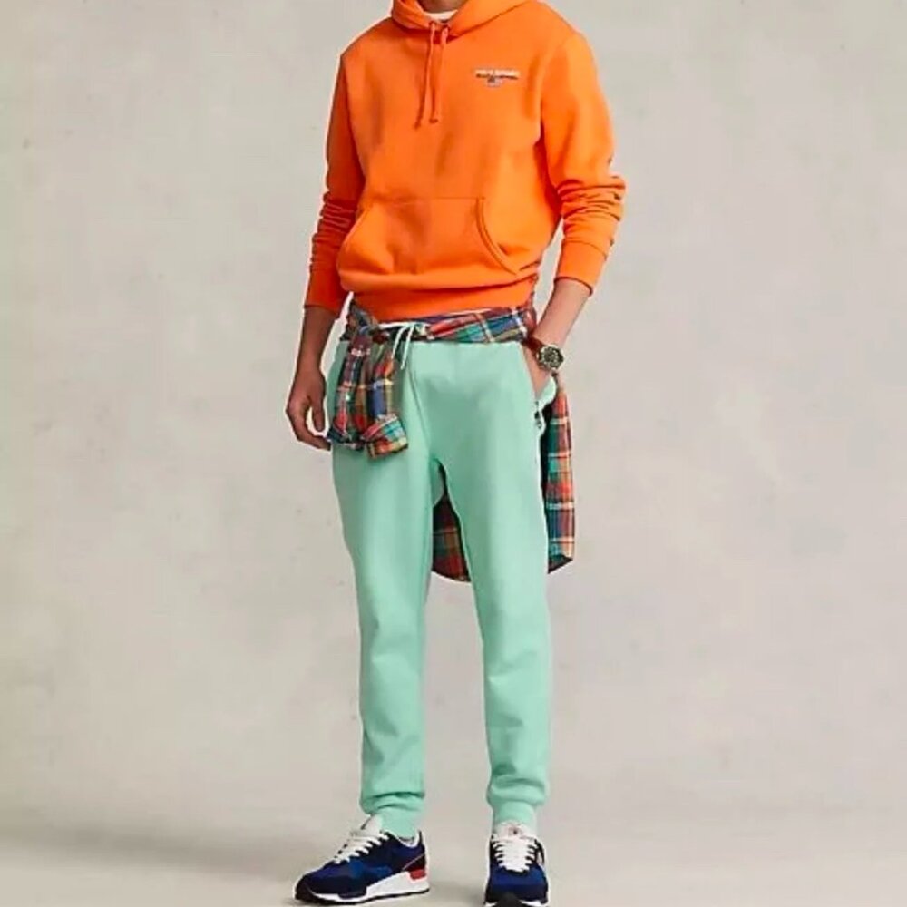 Polo Ralph Lauren Water-Repellent Double-Knit Jogger Pant Aqua Verde Tiffany LRG